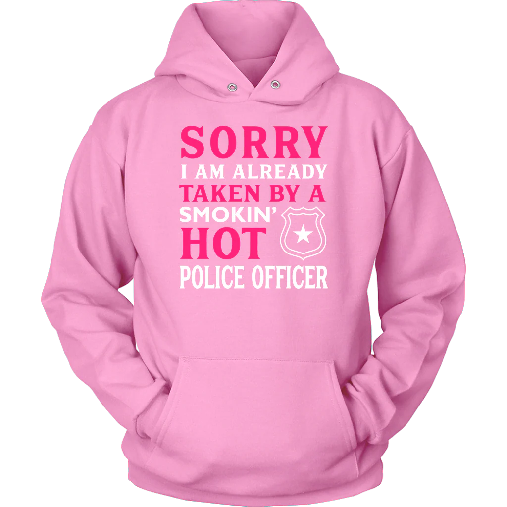 Already Taken by a Hot Police Officer Shirts and Hoodies - Image 10
