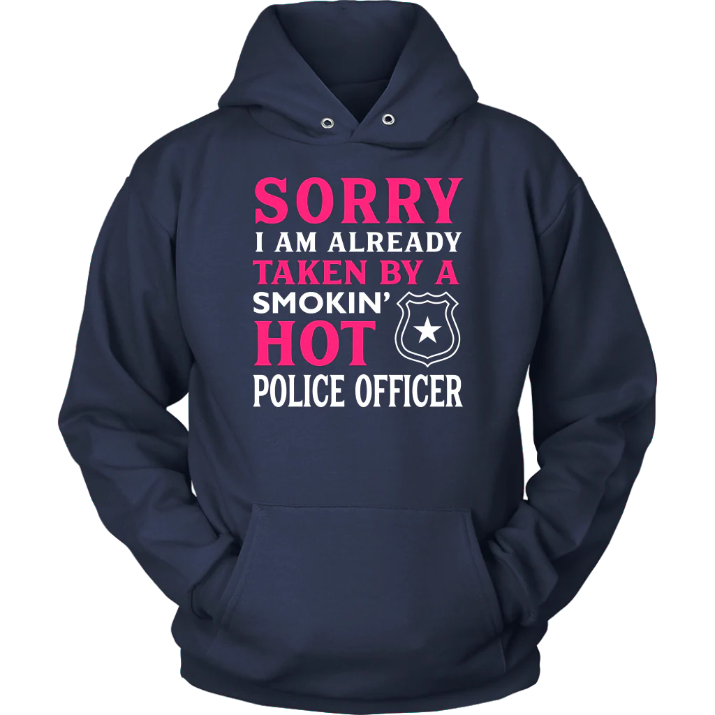 Already Taken by a Hot Police Officer Shirts and Hoodies - Image 8