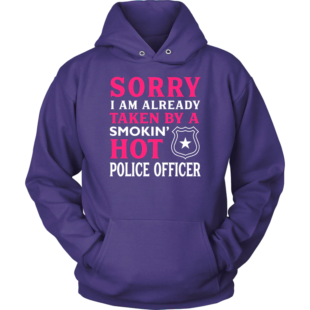 Already Taken by a Hot Police Officer Shirts and Hoodies - Image 9