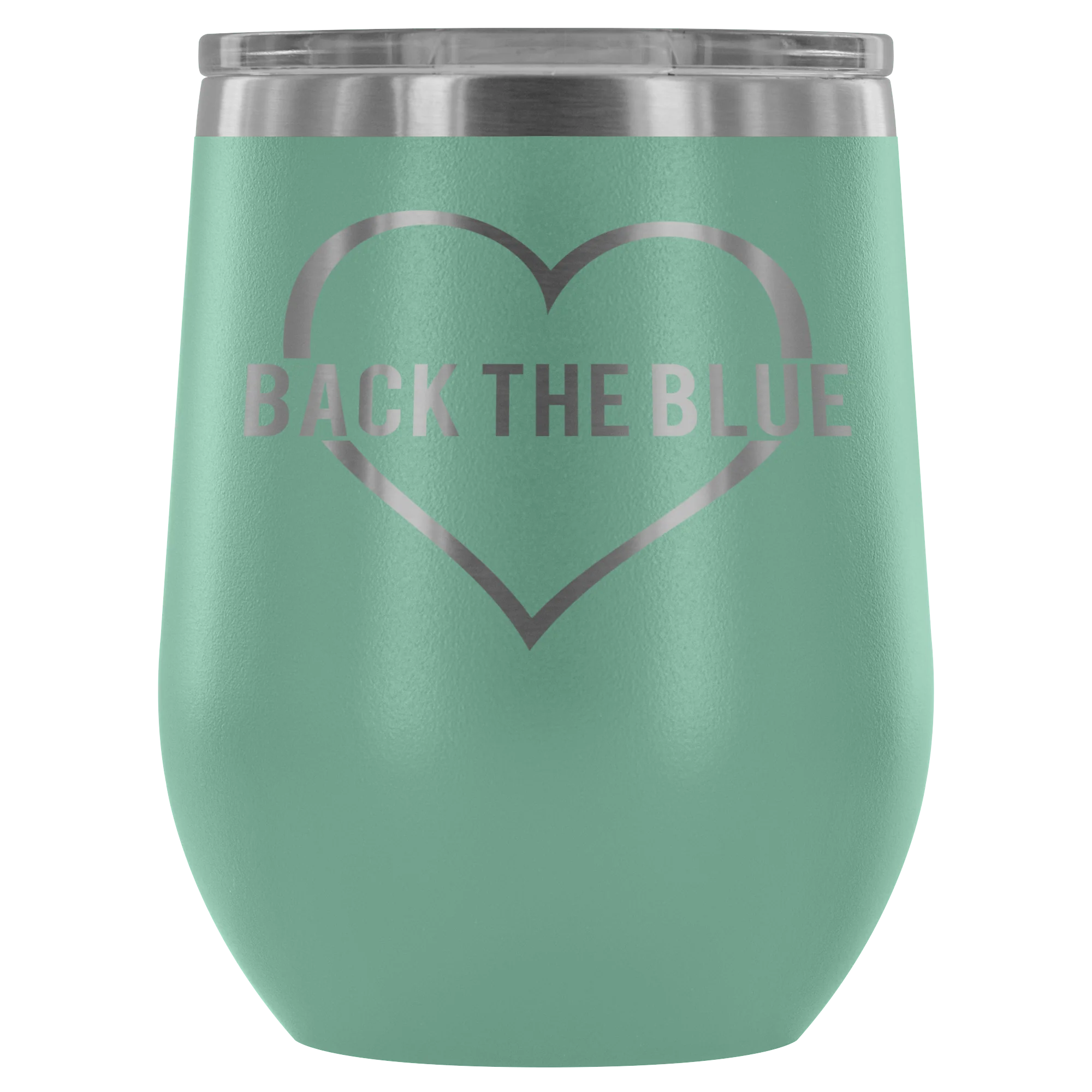 Back the Blue Wine Tumbler - Image 10