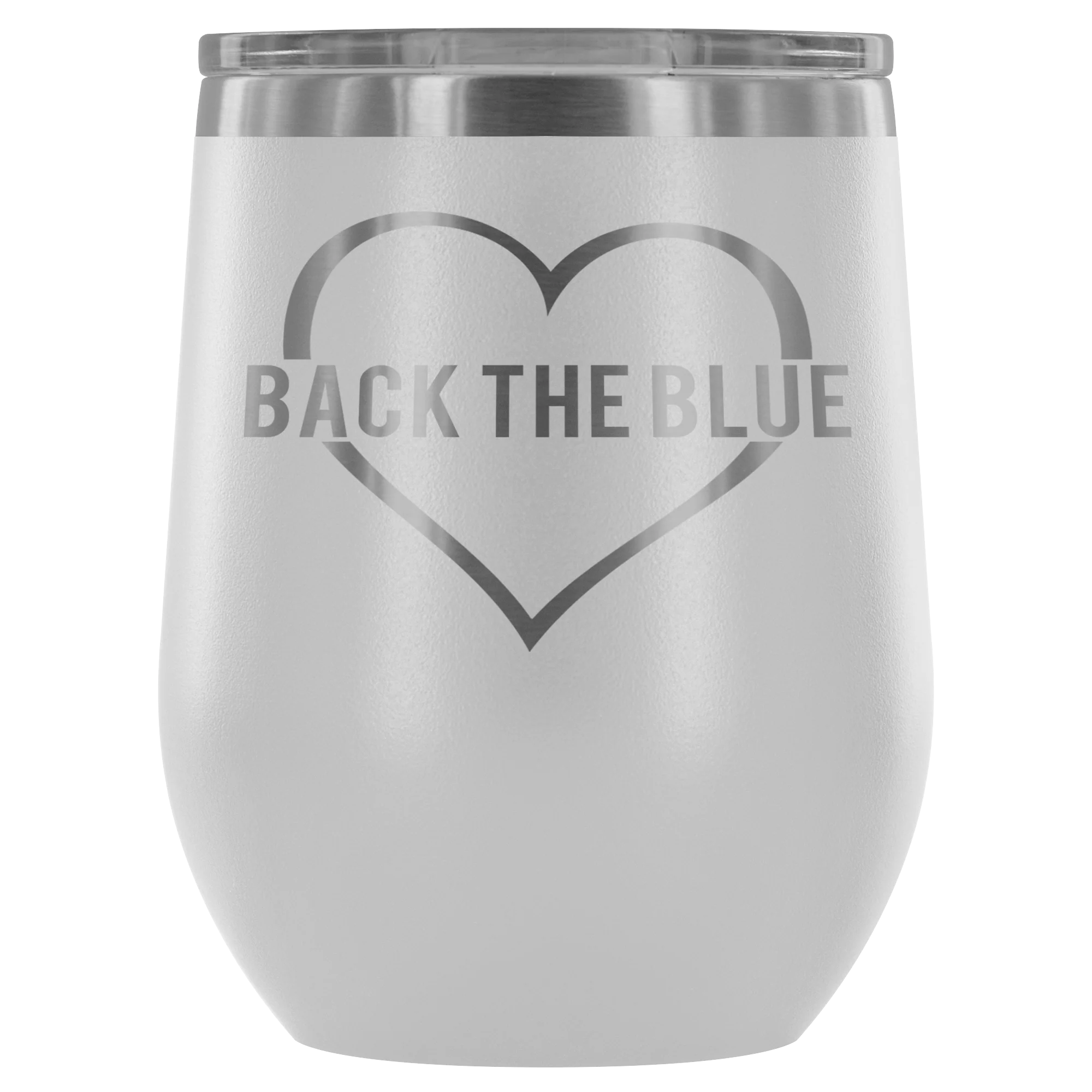 Back the Blue Wine Tumbler - Image 11