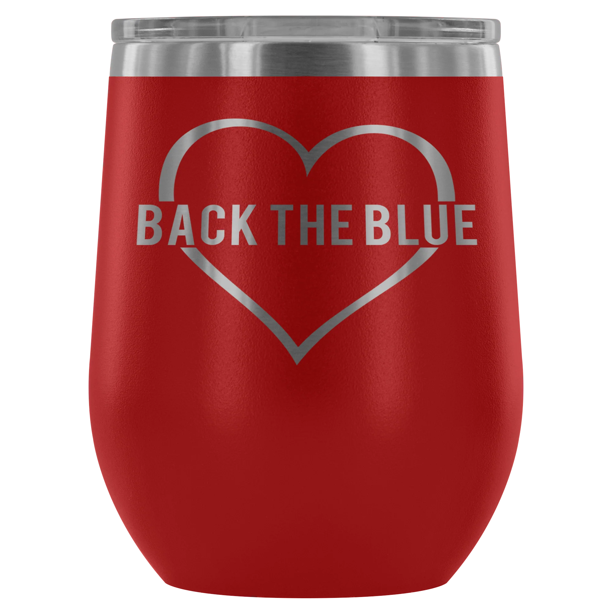 Back the Blue Wine Tumbler - Image 12