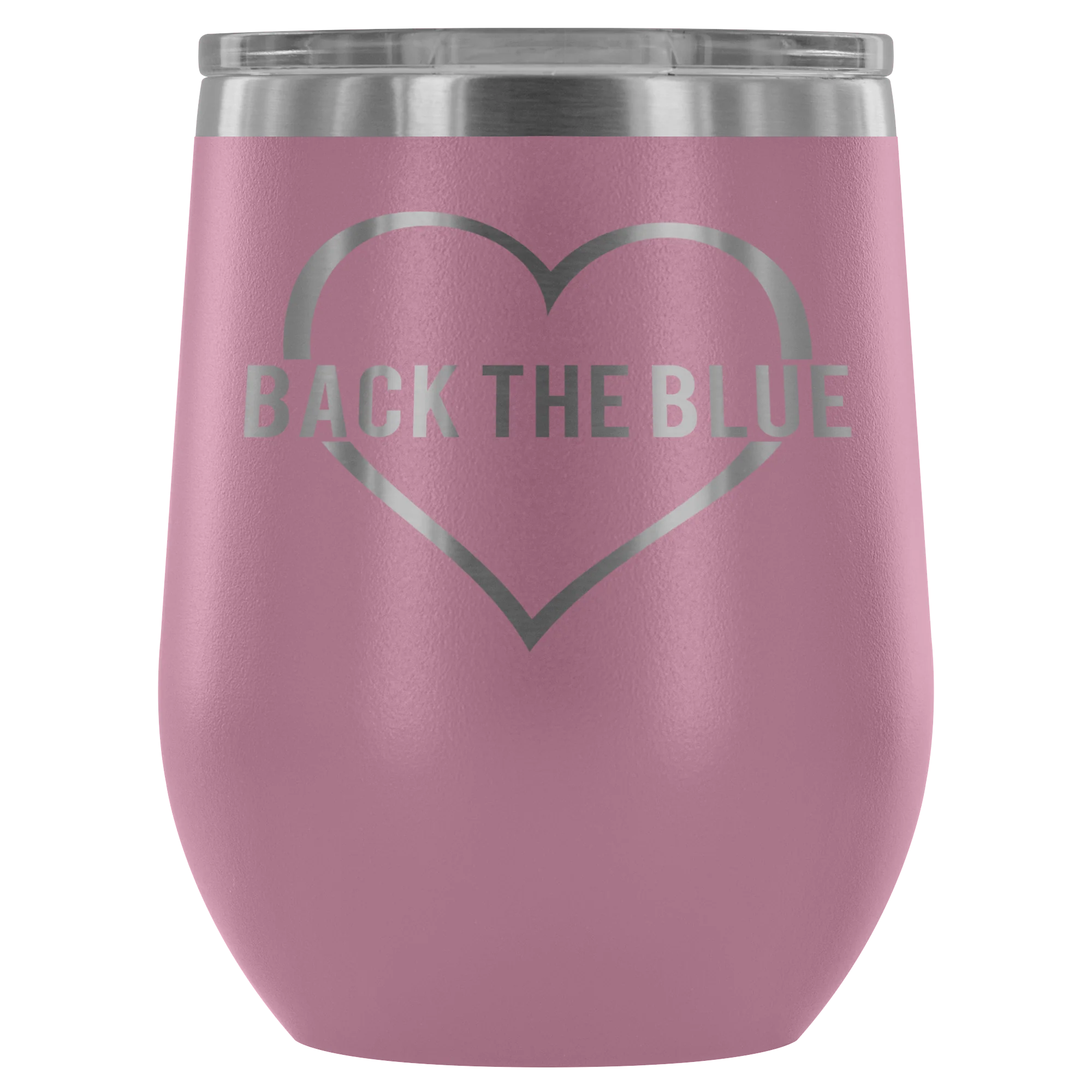 Back the Blue Wine Tumbler - Image 5