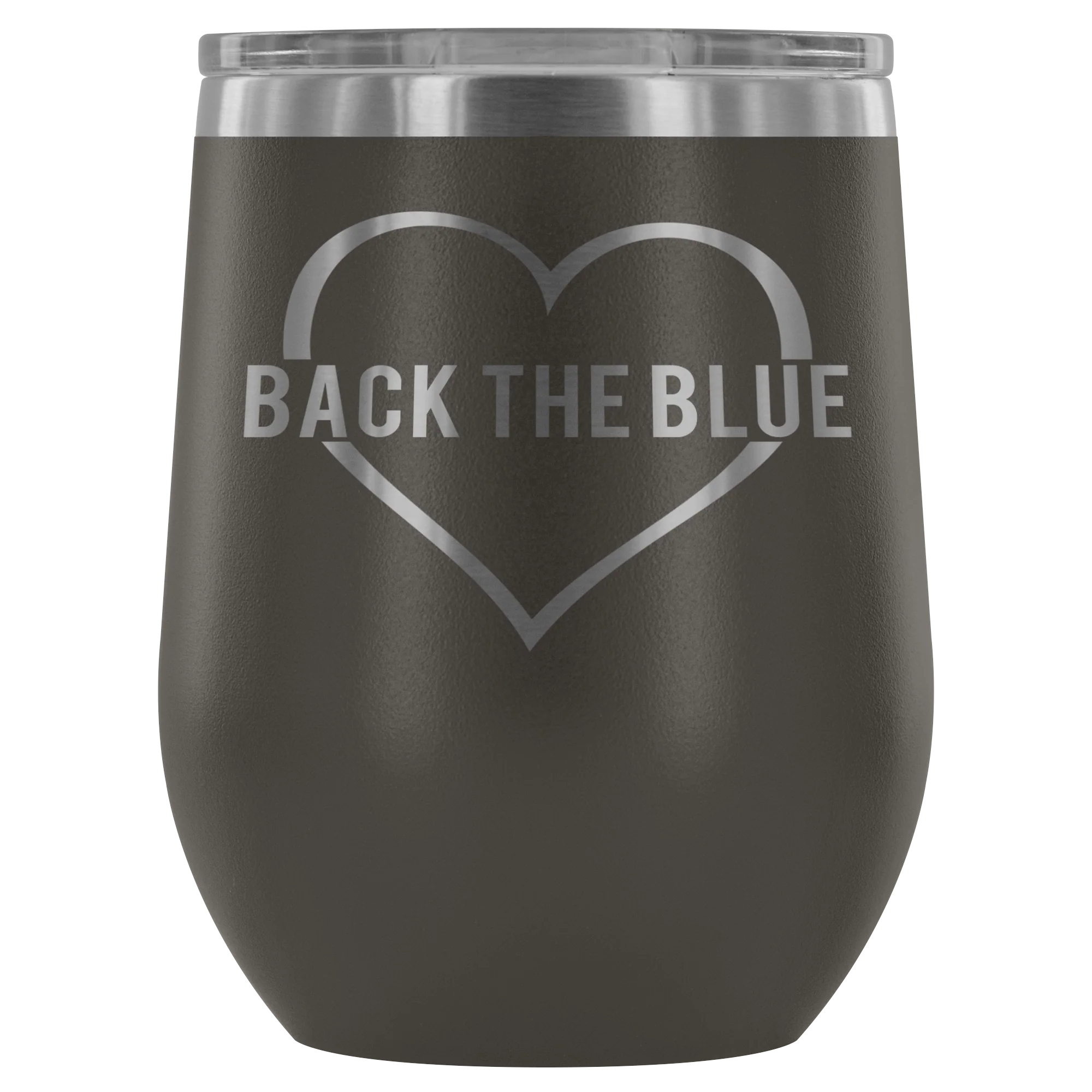 Back the Blue Wine Tumbler - Image 7