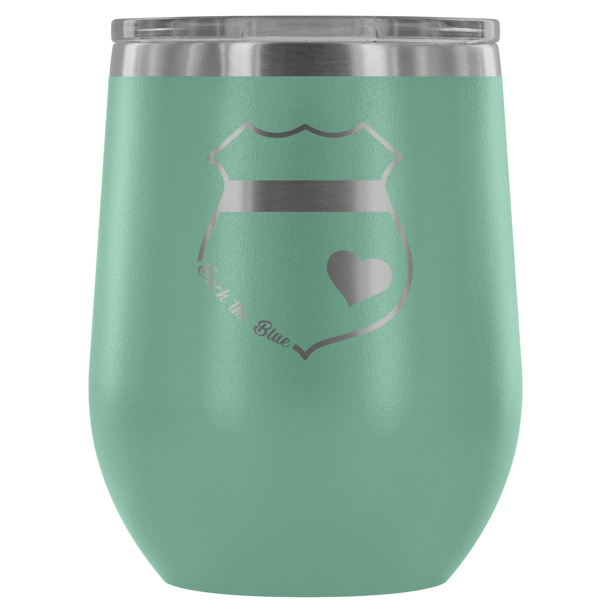 Back the Blue Wine Tumbler - Image 10