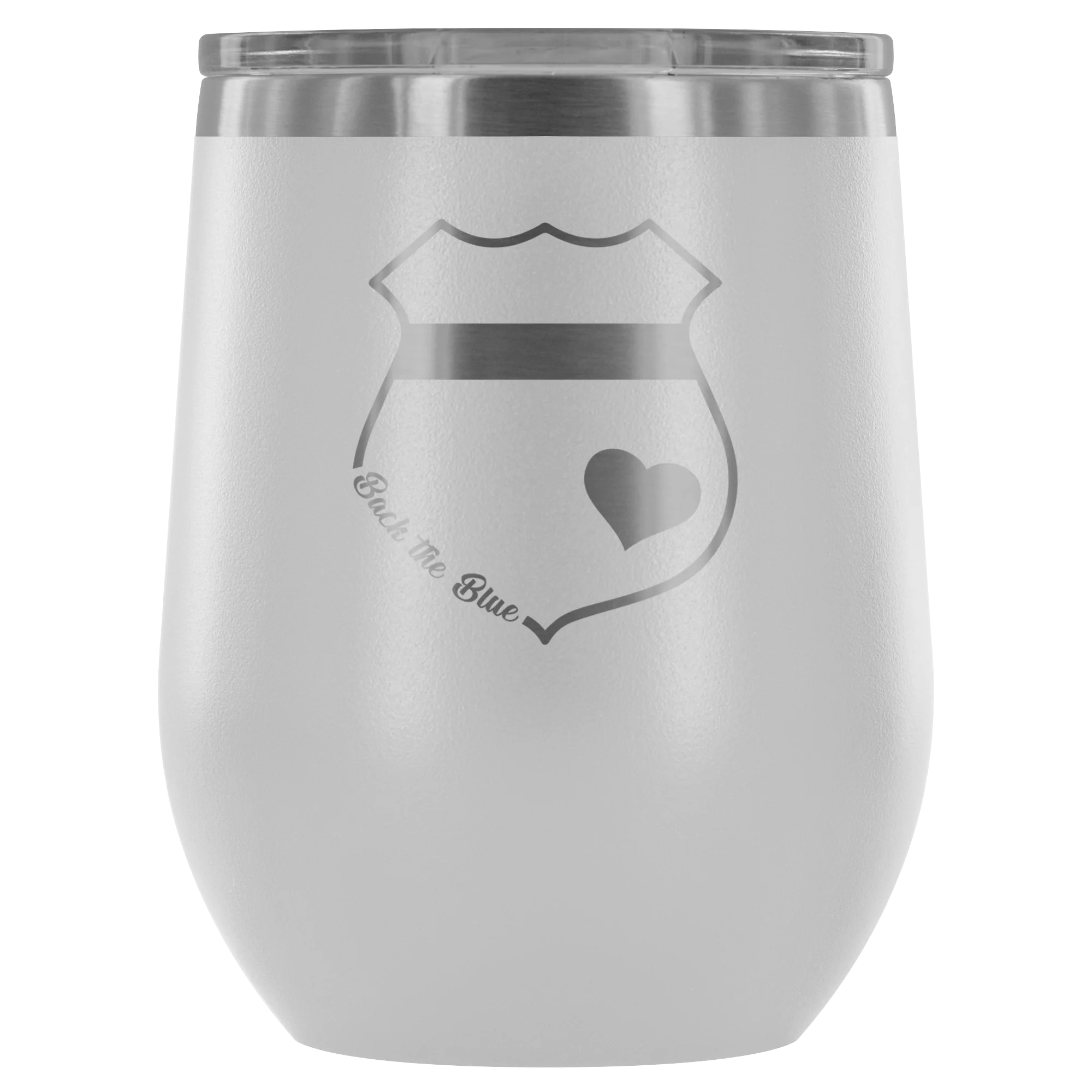 Back the Blue Wine Tumbler - Image 11