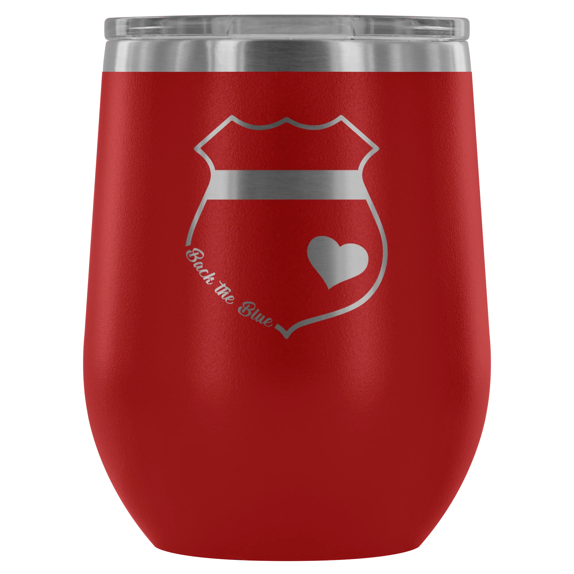 Back the Blue Wine Tumbler - Image 12