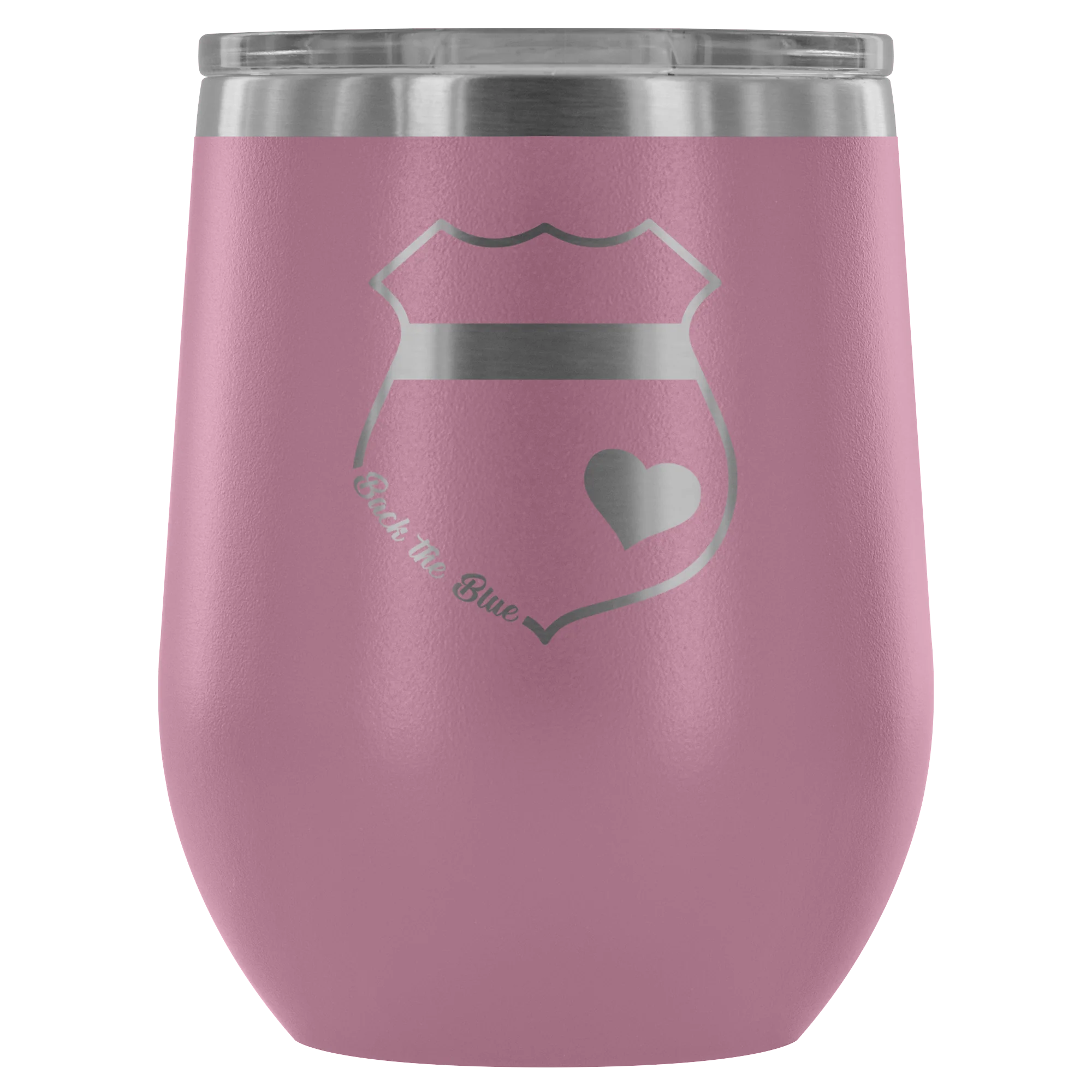 Back the Blue Wine Tumbler - Image 5