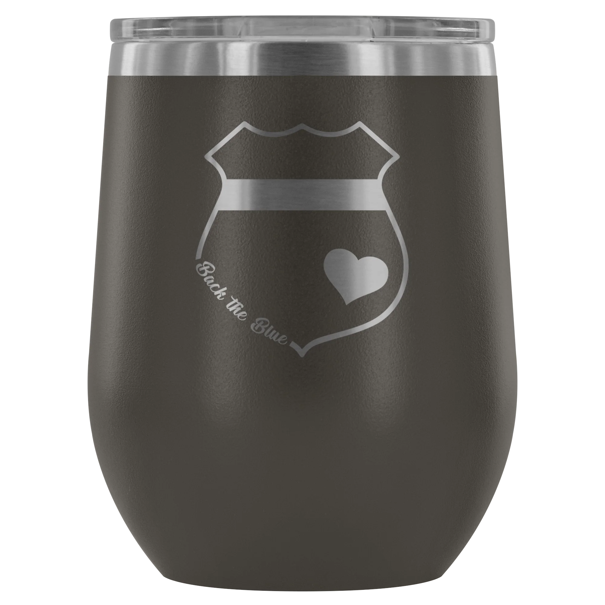 Back the Blue Wine Tumbler - Image 7