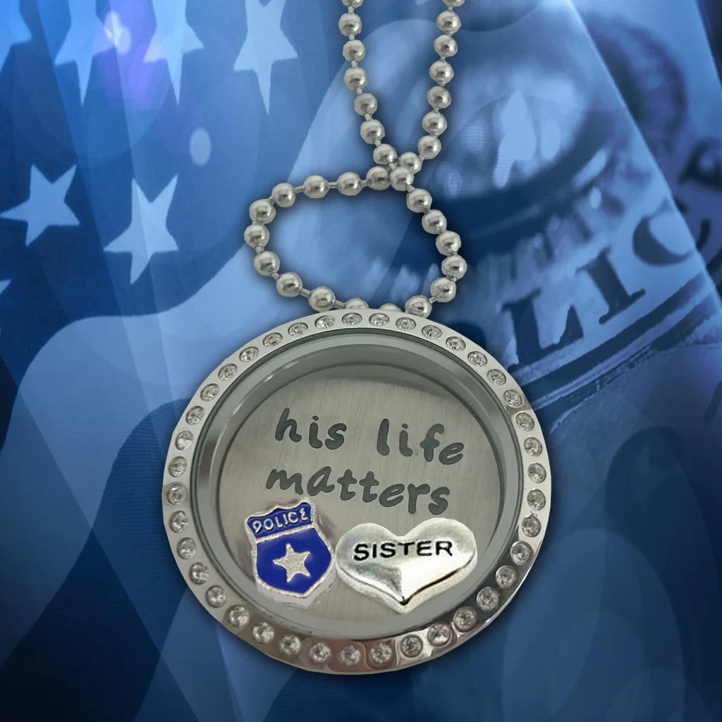 Beautiful His Life Matters Charm Necklace (Options: Wife, Sister, Daughter, Girlfriend, or Mom) - Image 5