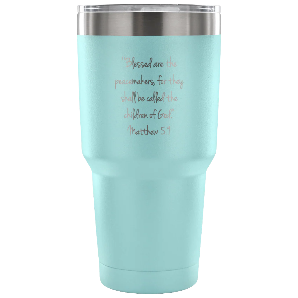 Blessed are the Peacemakers Tumbler - Image 3
