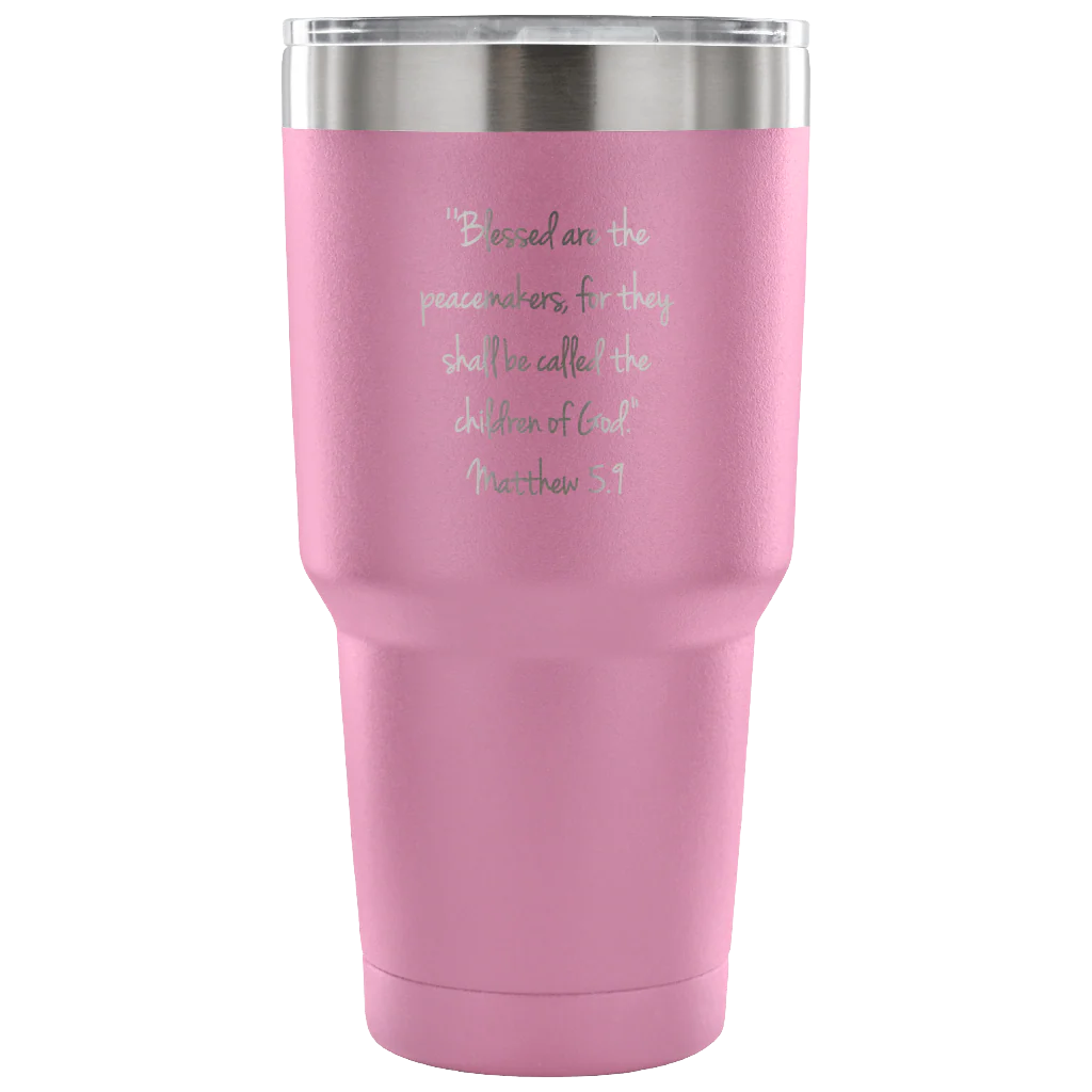 Blessed are the Peacemakers Tumbler - Image 4