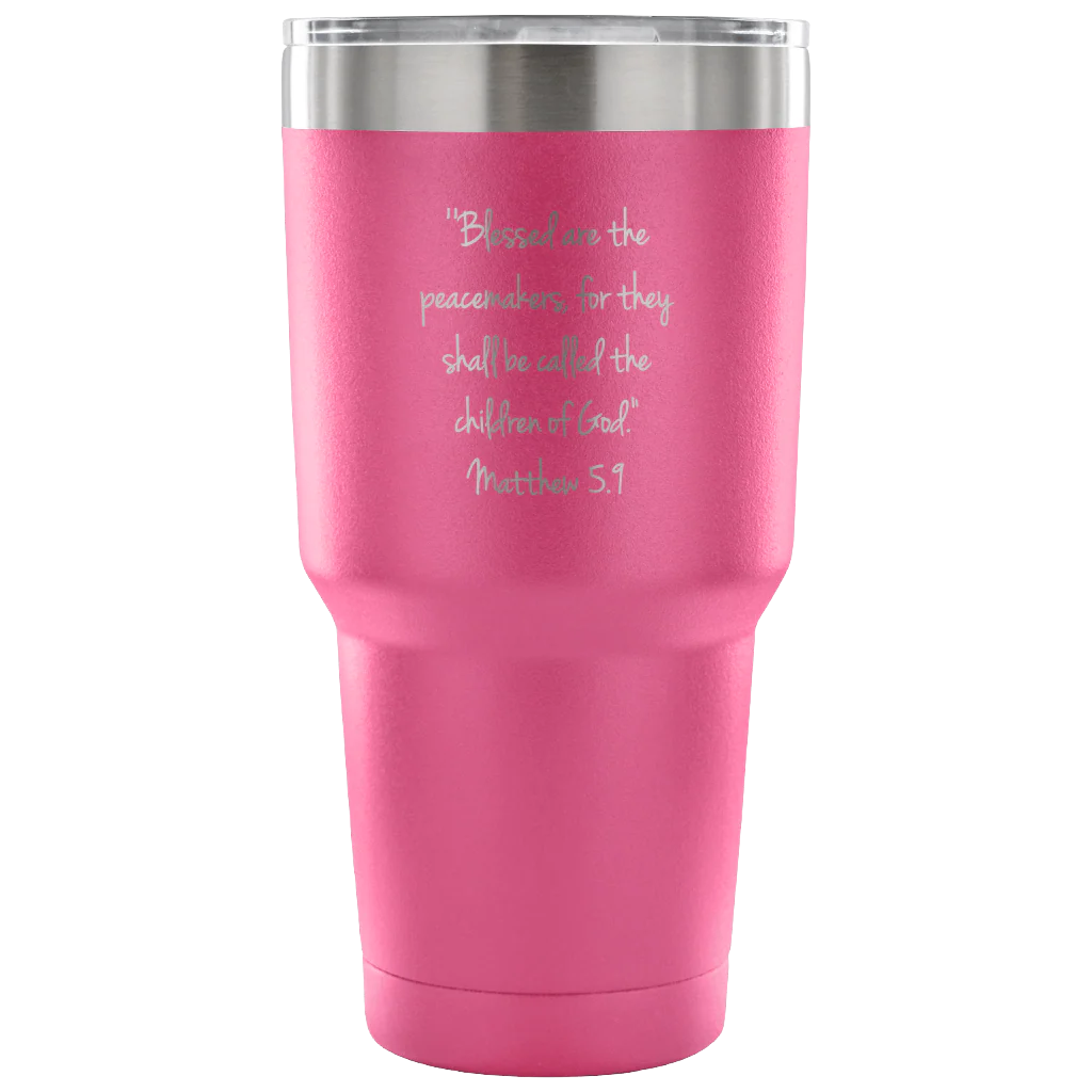 Blessed are the Peacemakers Tumbler - Image 5