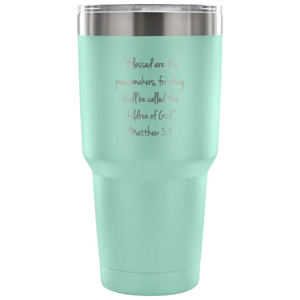 Blessed are the Peacemakers Tumbler - Image 7