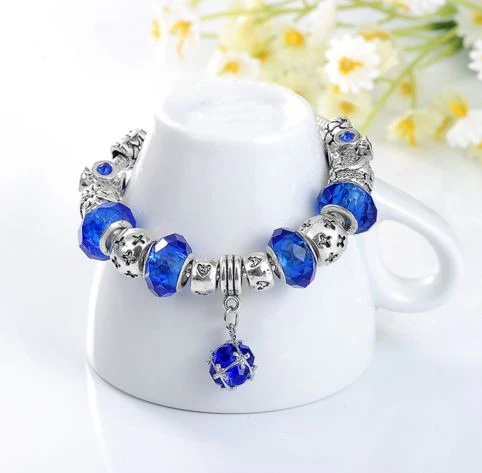 Gorgeous Blue Charm Bracelet - Image 2