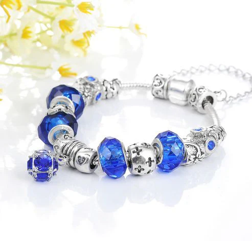 Gorgeous Blue Charm Bracelet - Image 4