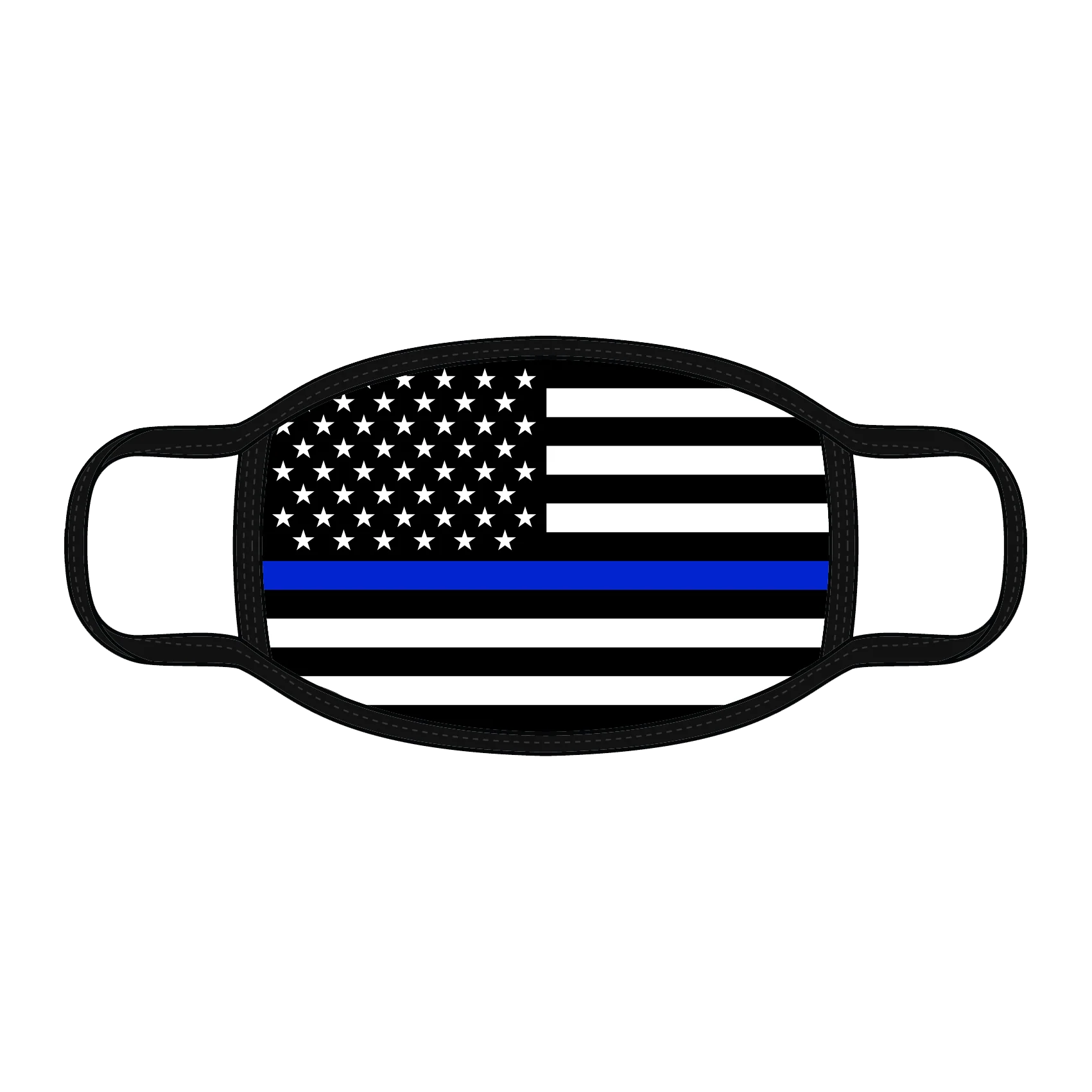 Blue Line Face Mask with BONUS 2 x PM 2.5 Filters - Image 6