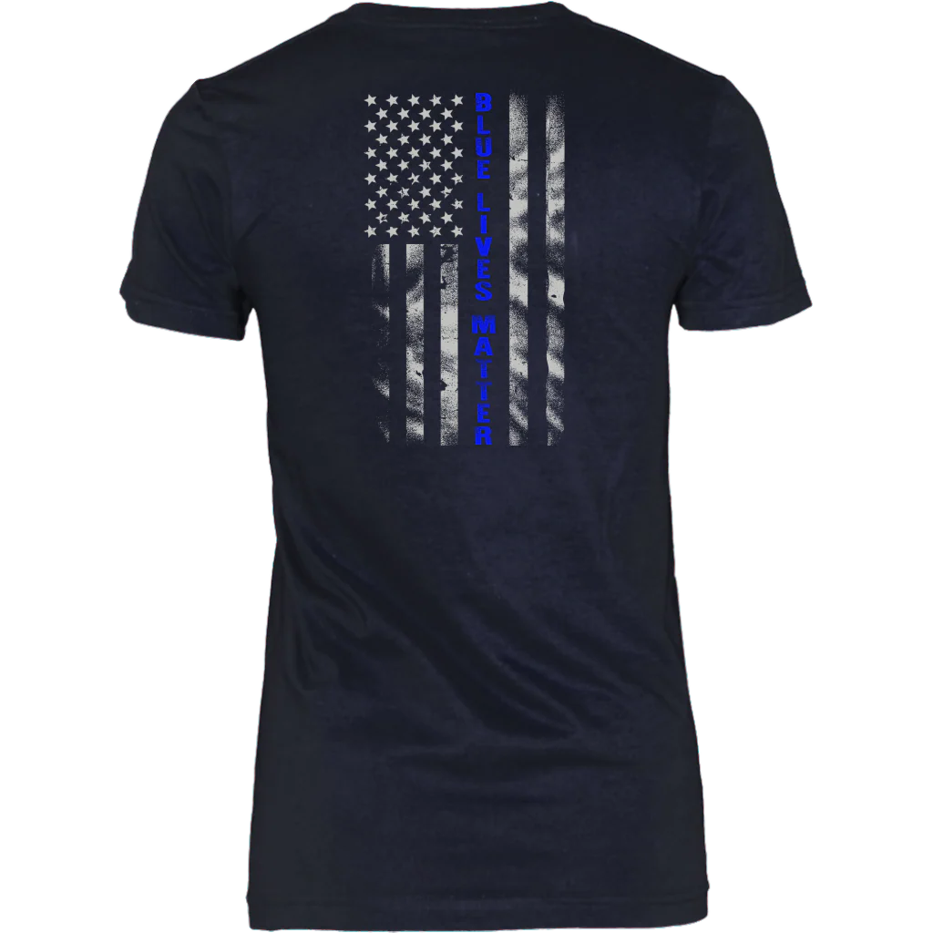 Blue Lives Matter Blue Line Flag Shirts and Hoodies - Image 13