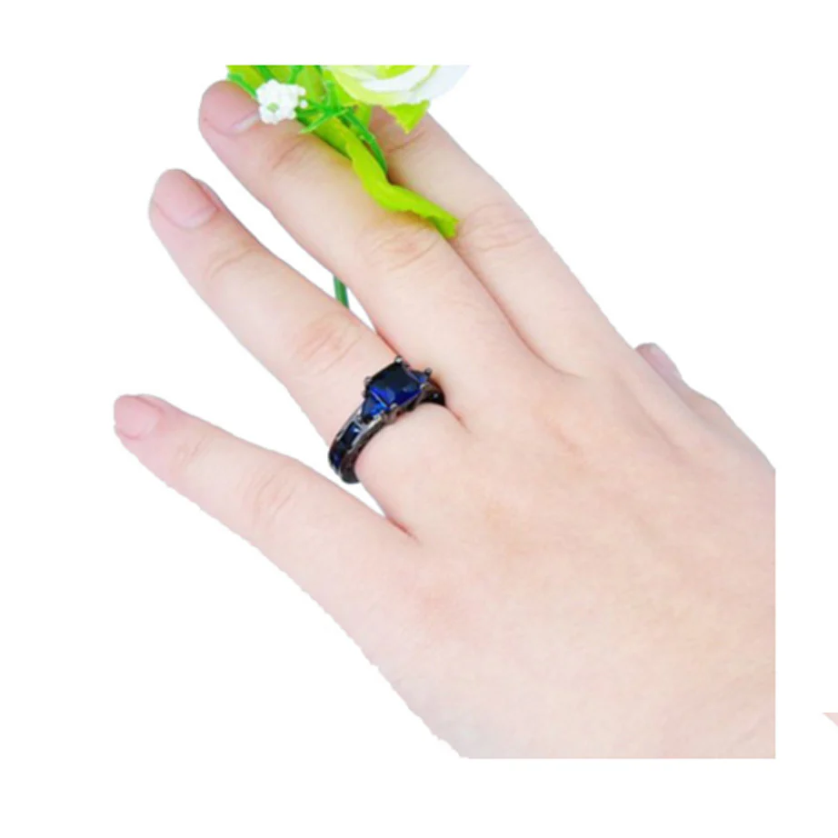 ***Limited Edition*** Deep Blue Sapphire Ring - Image 4