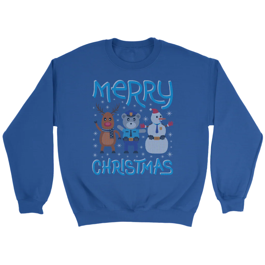 Deer Police Bear Snowman Ugly Christmas Shirts & Sweaters - Image 11