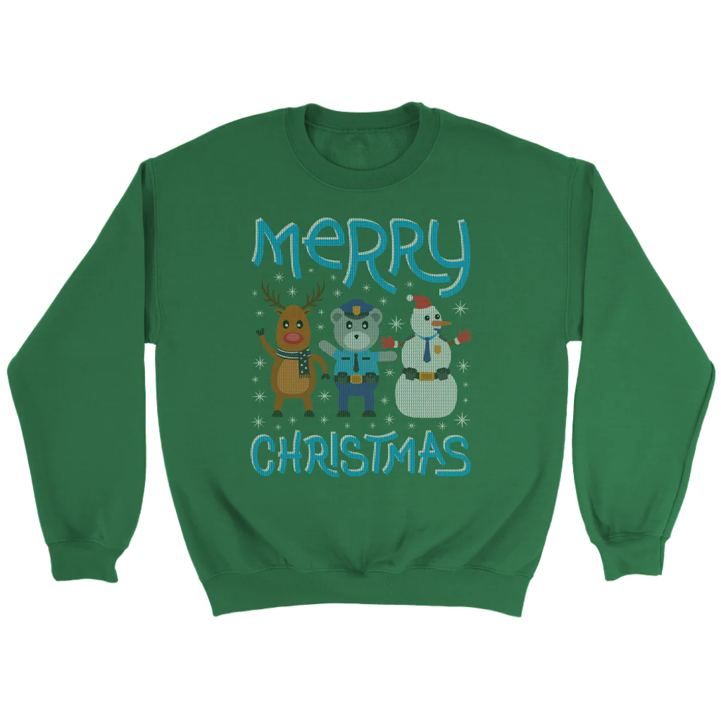 Deer Police Bear Snowman Ugly Christmas Shirts & Sweaters - Image 14