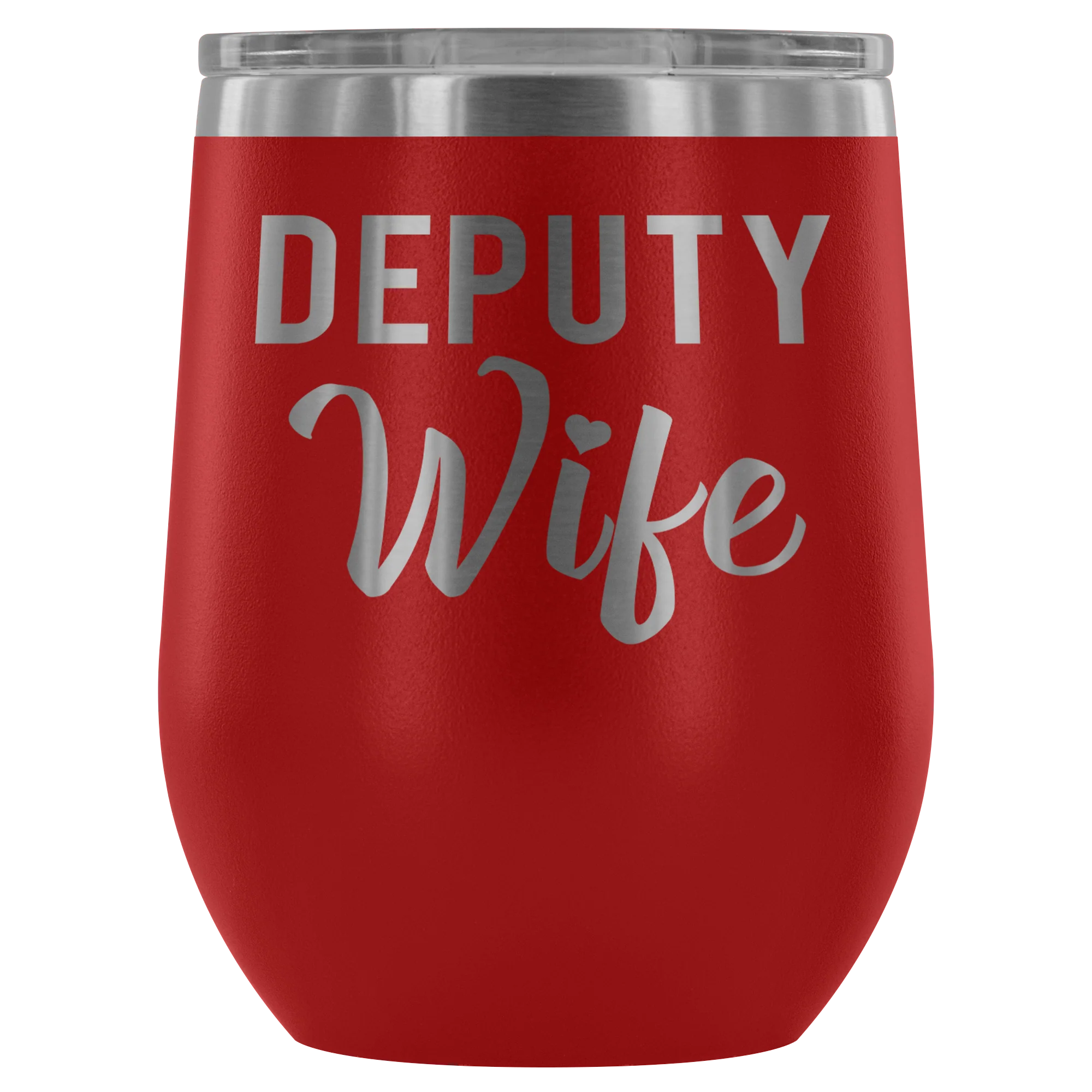 Deputy Wife Wine Tumbler - Image 12