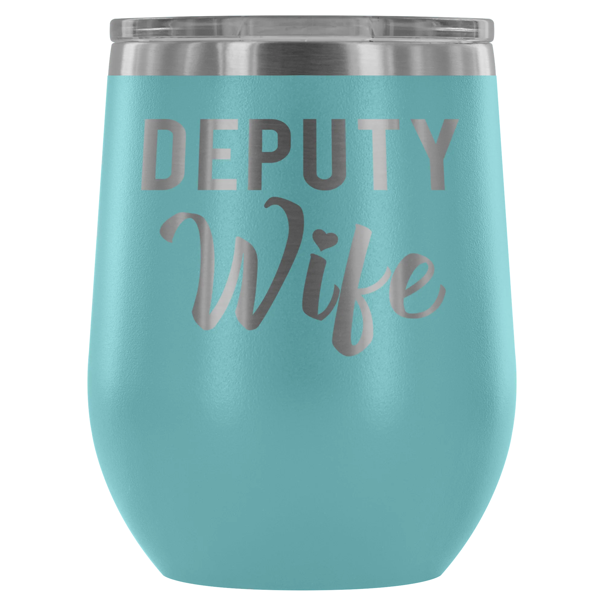 Deputy Wife Wine Tumbler - Image 4