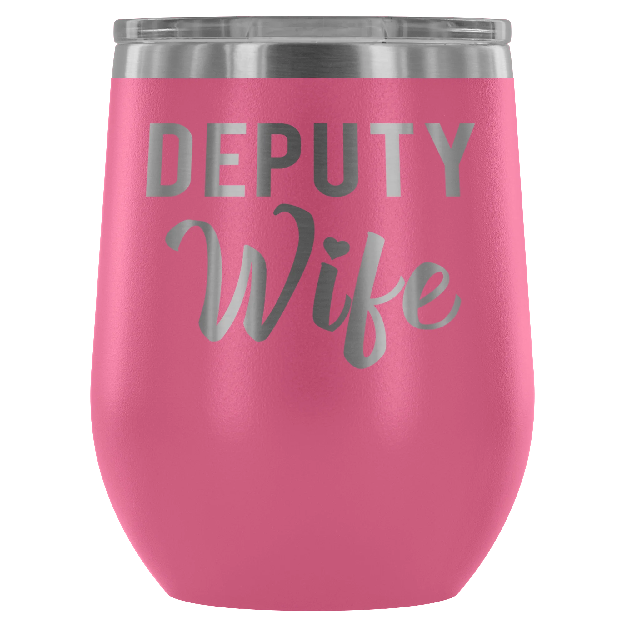 Deputy Wife Wine Tumbler - Image 8