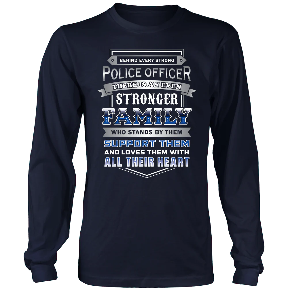 Family Support Their LEOs Shirt - Image 4