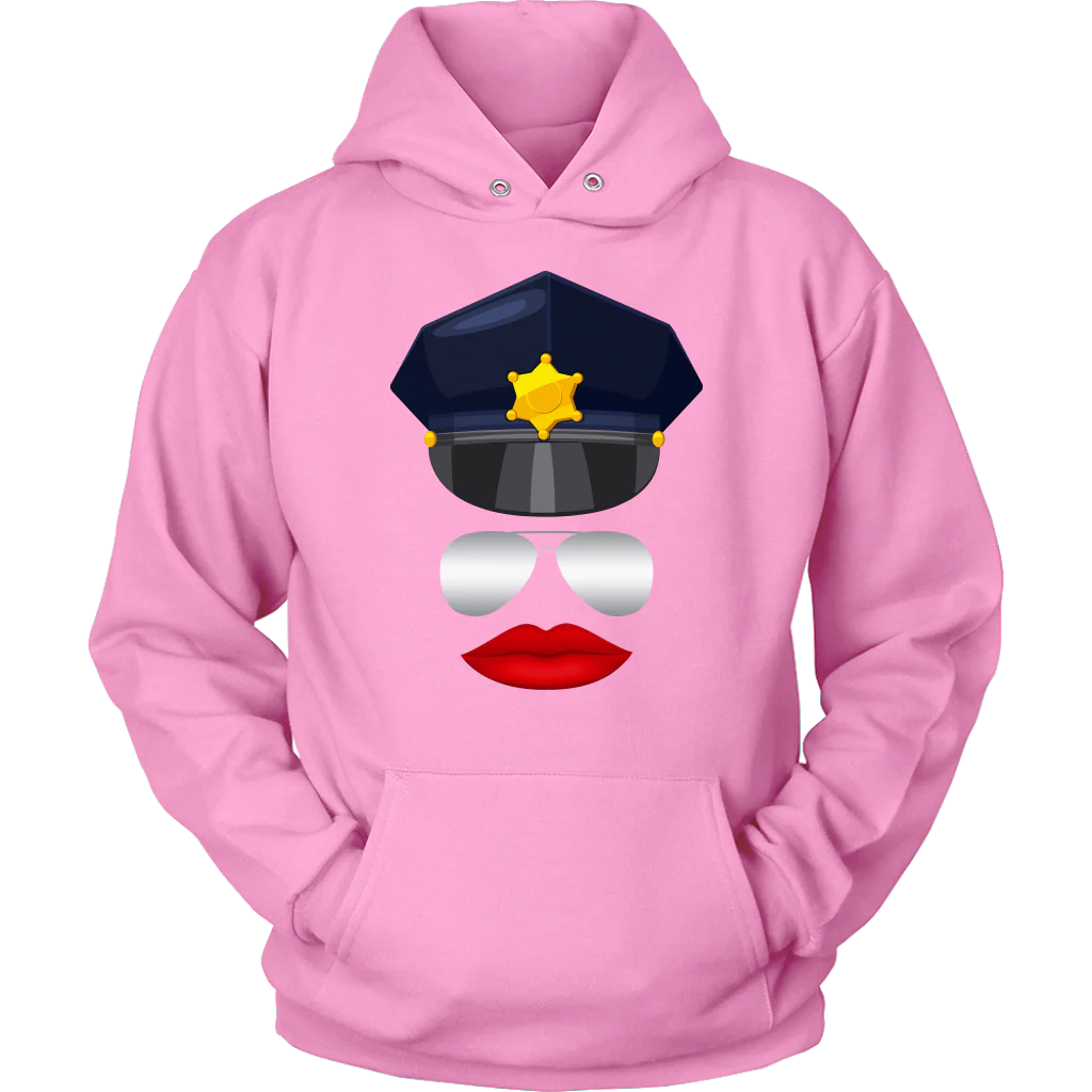 Female Cop Face Shirts & Hoodies - Image 10