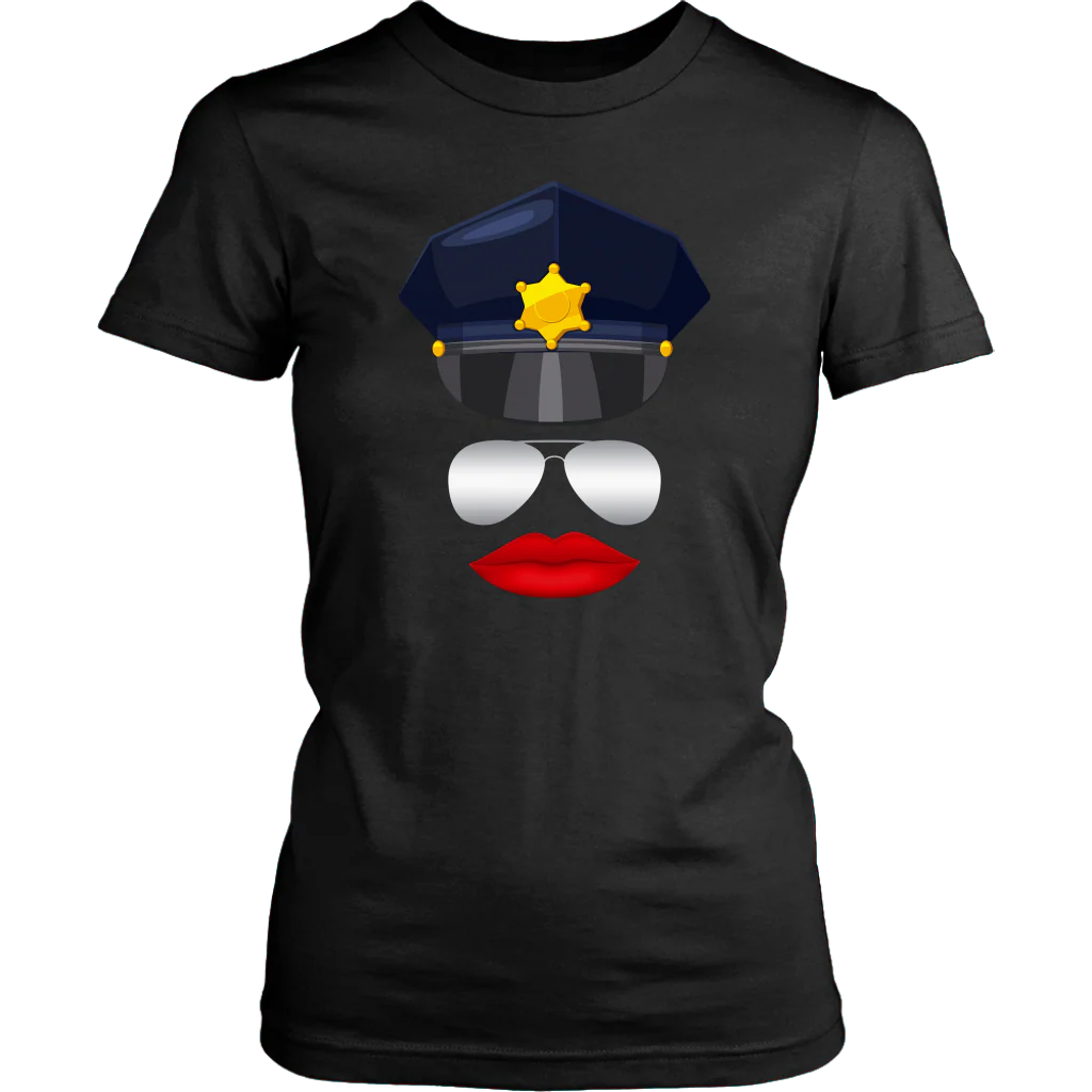 Female Cop Face Shirts & Hoodies - Image 11