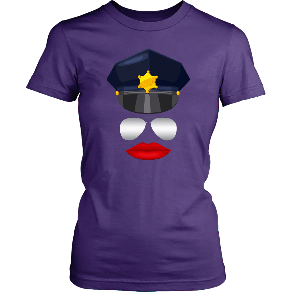 Female Cop Face Shirts & Hoodies - Image 12