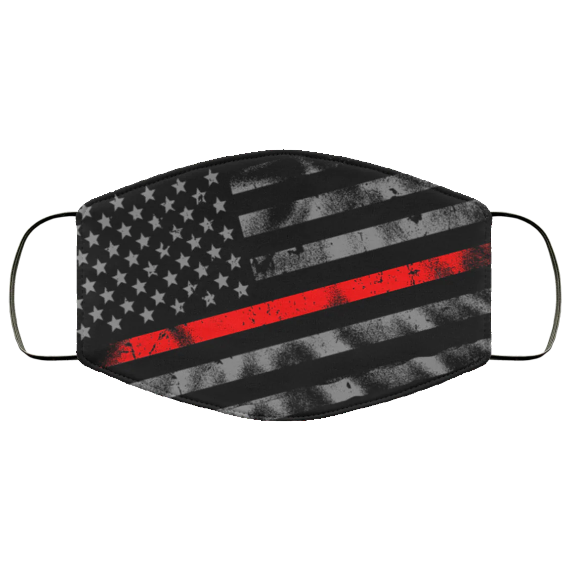 Firefighter - Thin Red Line Flag Face Mask