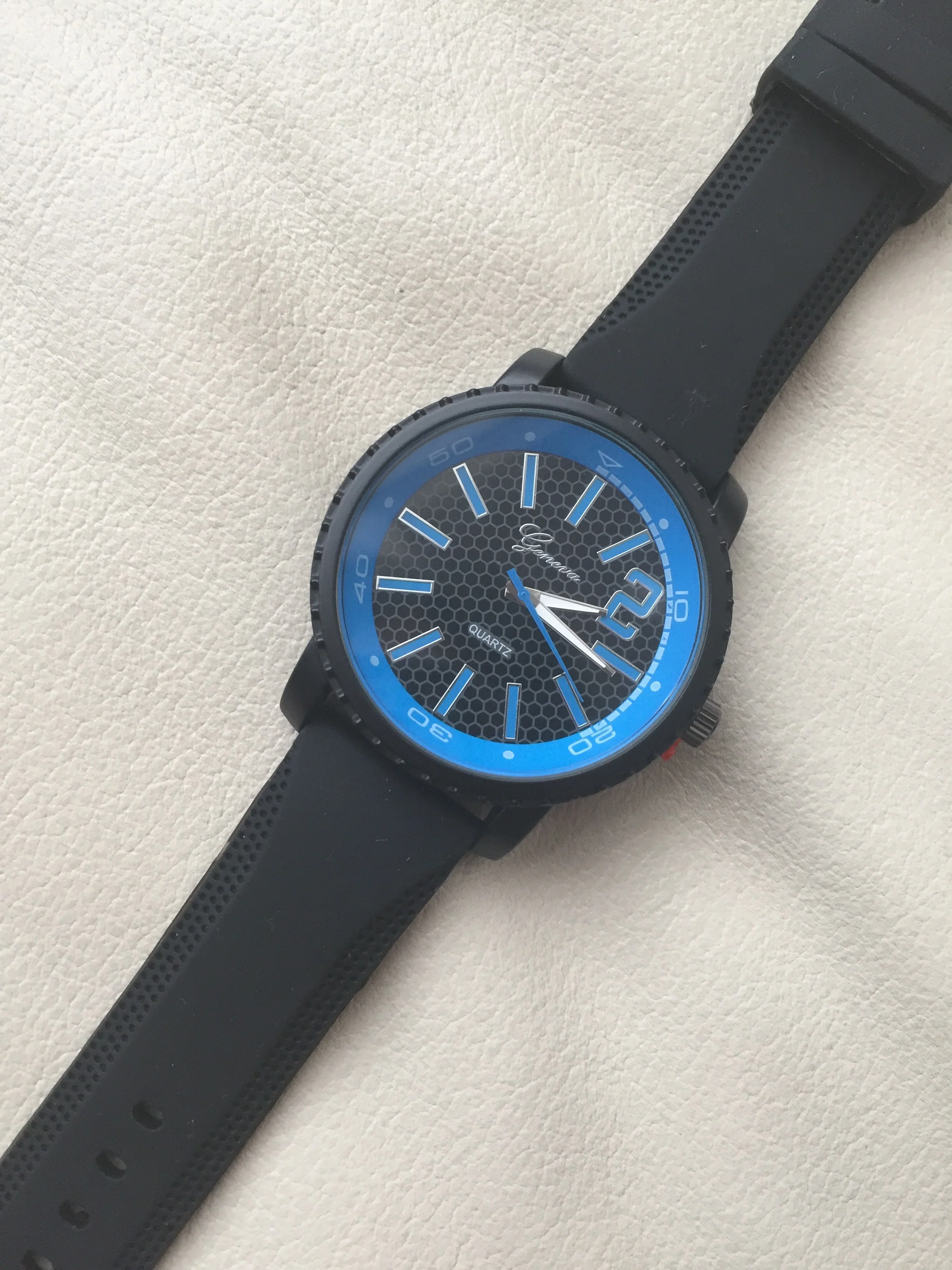 Geneva Blue Quartz Law Enforcement Watch - Image 2