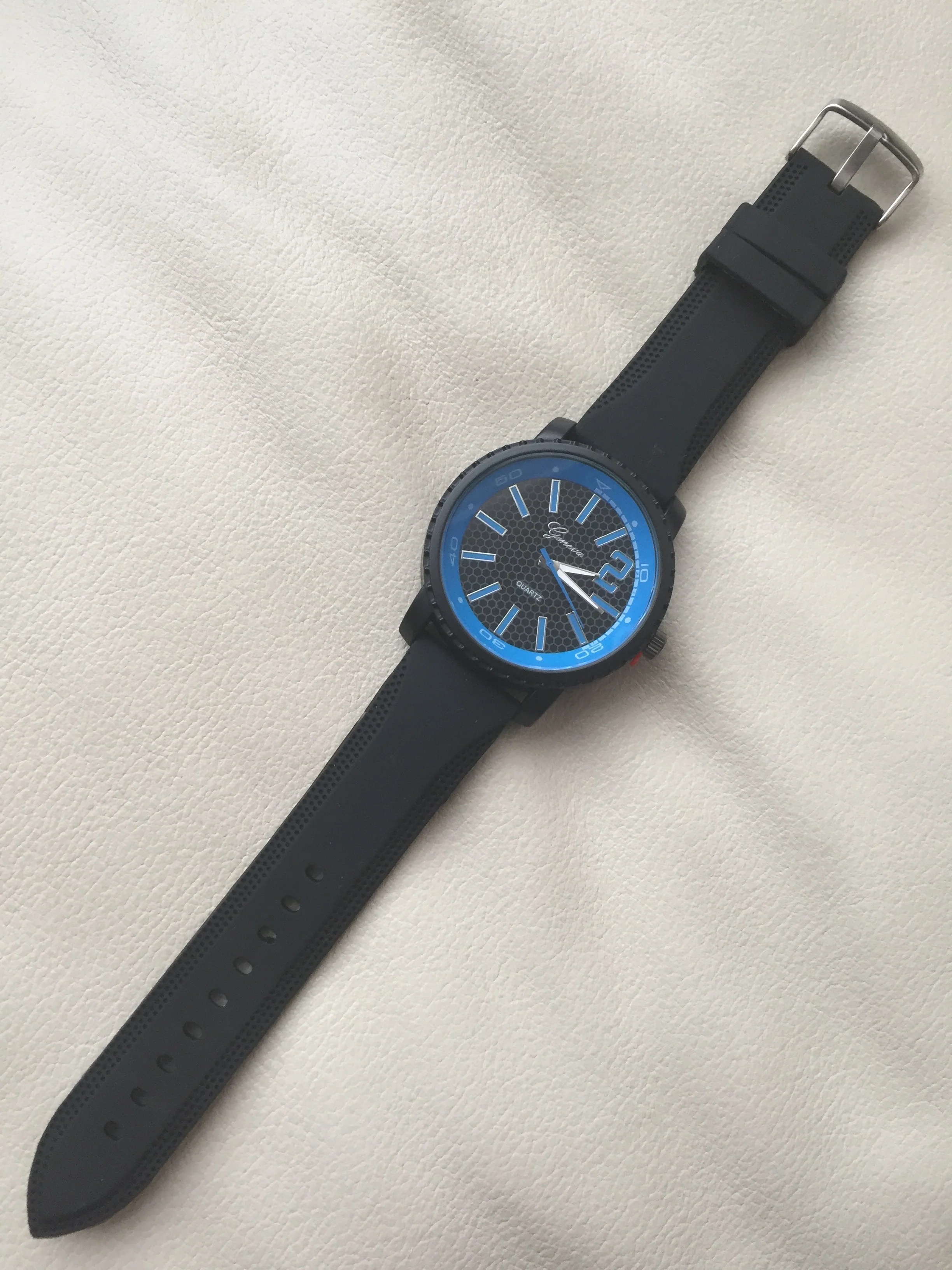 Geneva Blue Quartz Law Enforcement Watch - Image 3