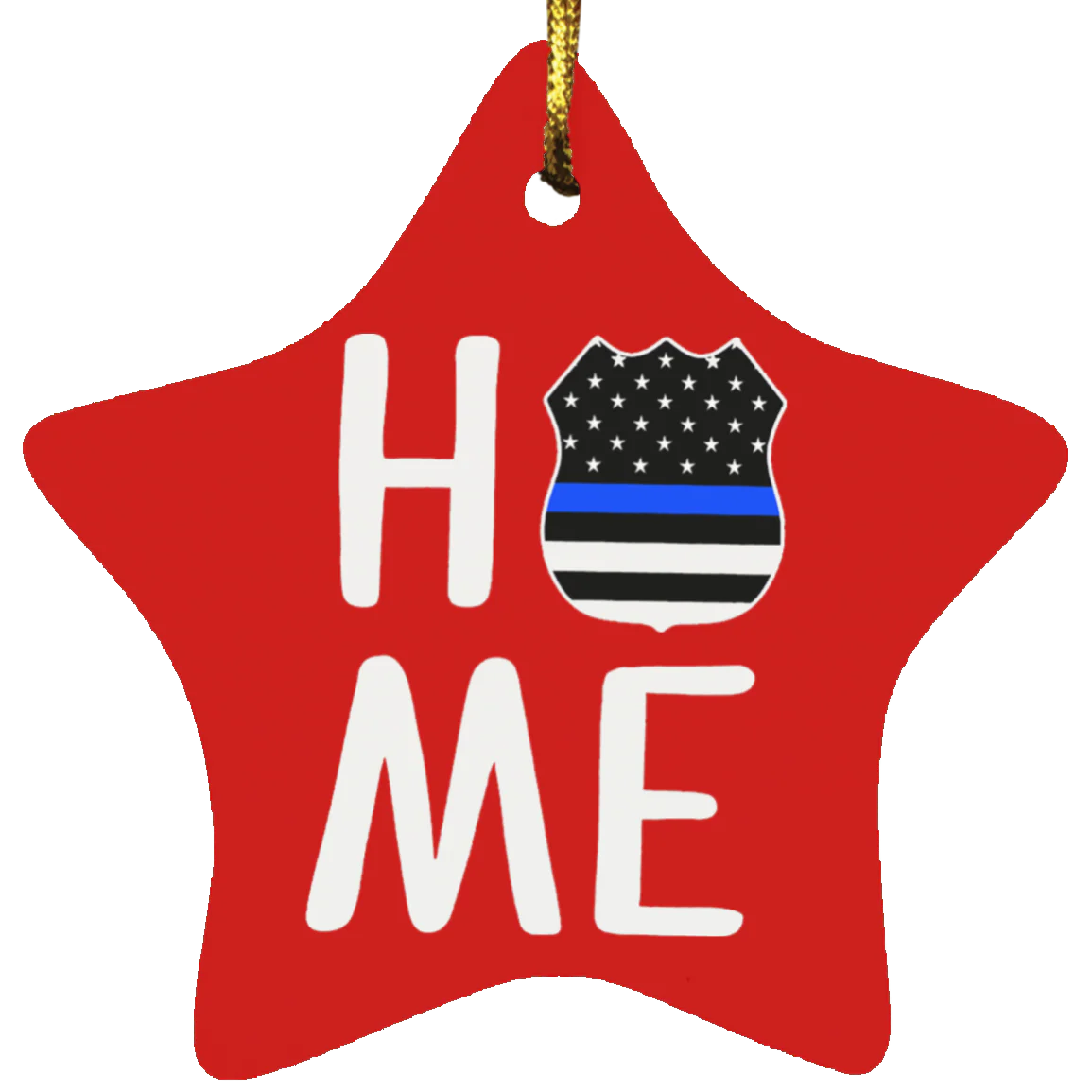 Home Police Badge Ornaments - Image 13