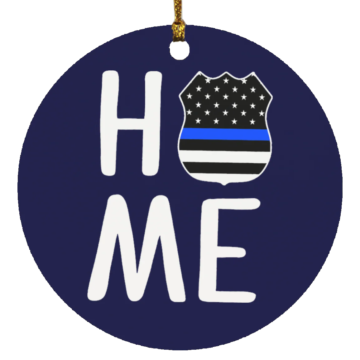 Home Police Badge Ornaments - Image 3