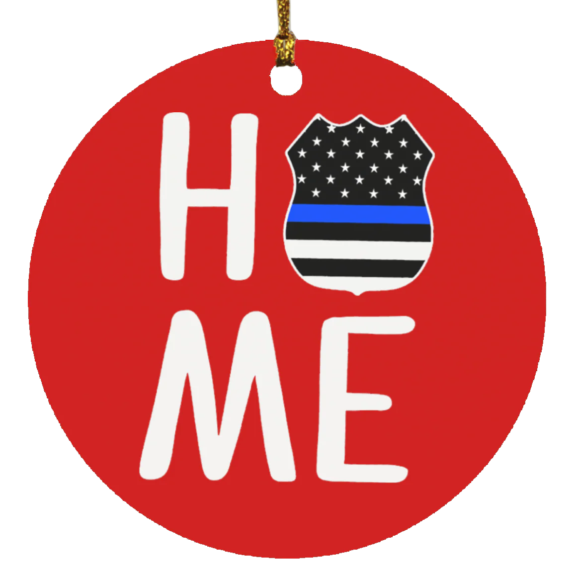 Home Police Badge Ornaments - Image 4