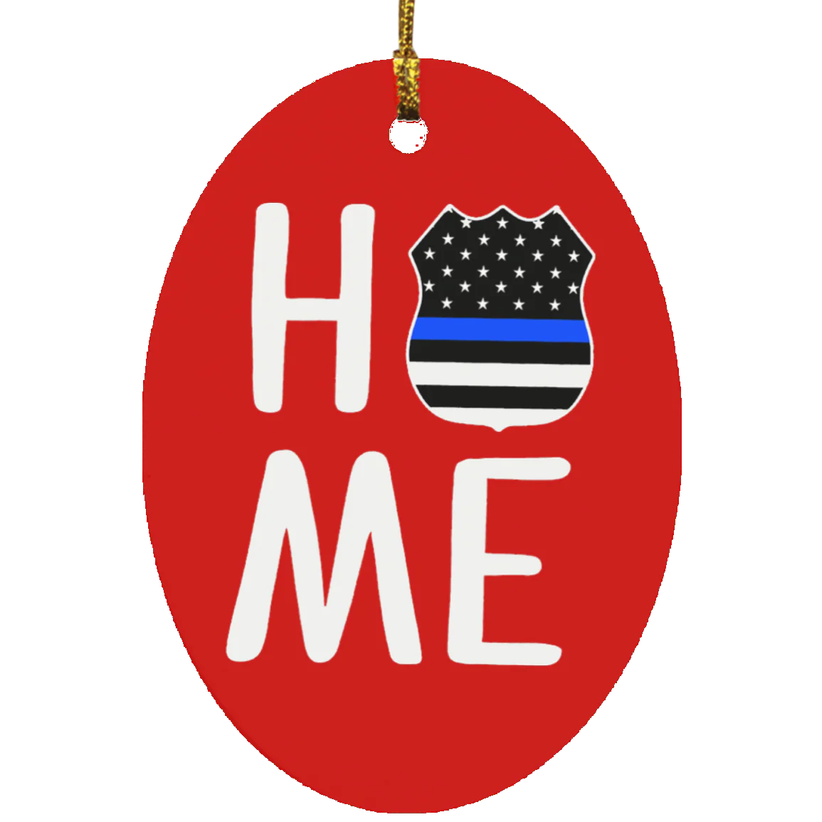 Home Police Badge Ornaments - Image 8