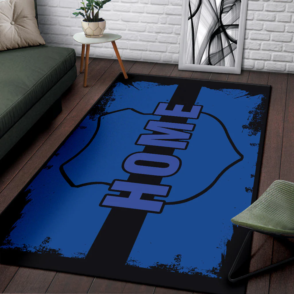 Home Shield Blue Line Area Rug - Image 3