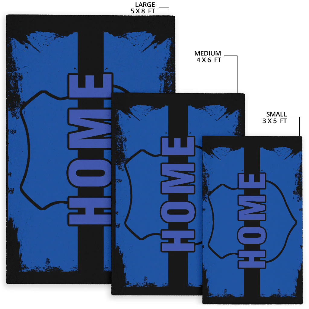 Home Shield Blue Line Area Rug - Image 8