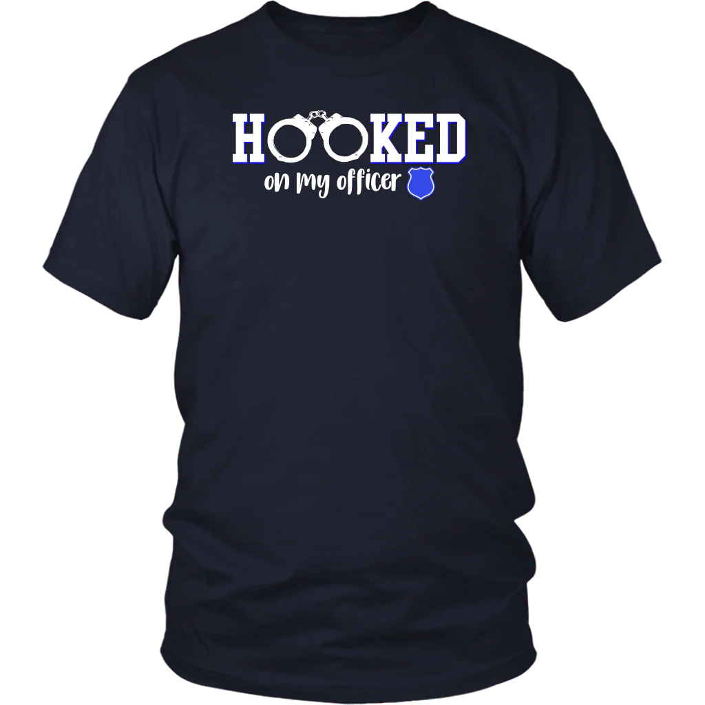Hooked On my Officer shirts and hoodies - Image 3