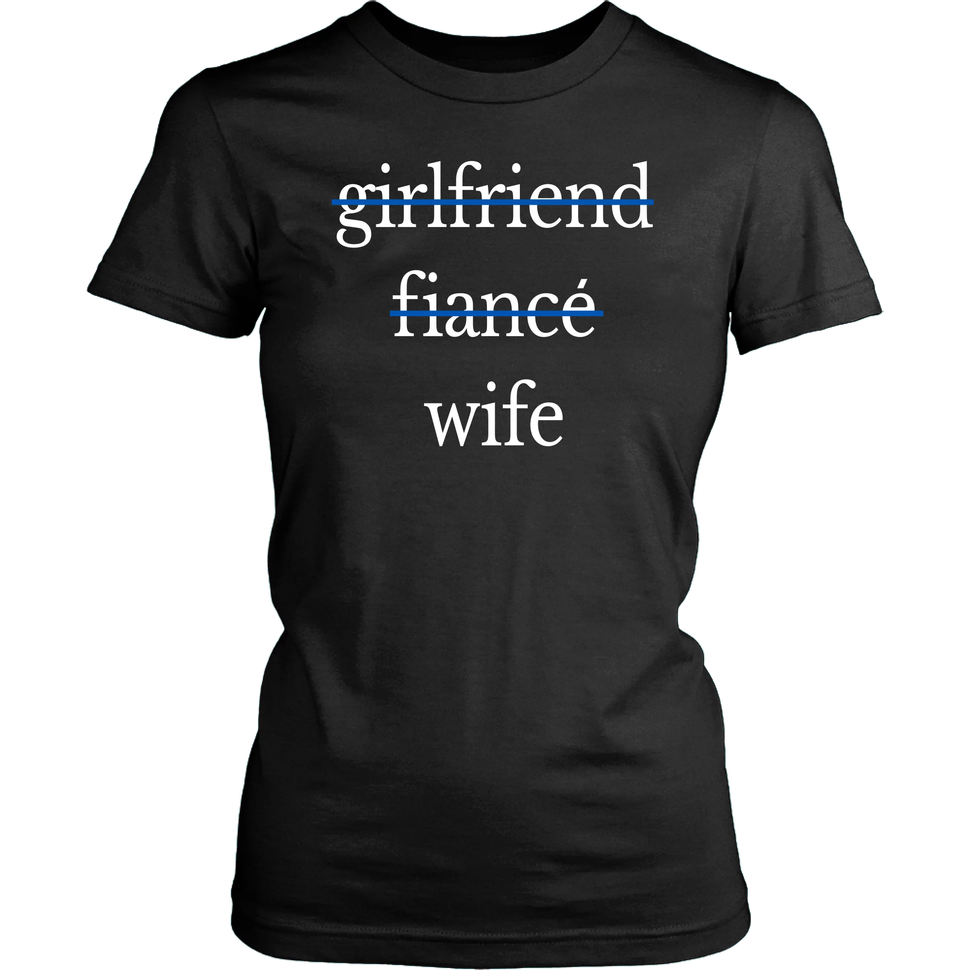 Husband and Wife Thin Blue Line Shirt - Image 3