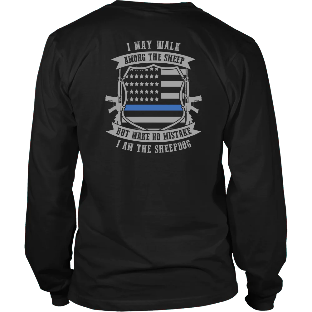 I Am The Sheepdog Shirt - Image 4