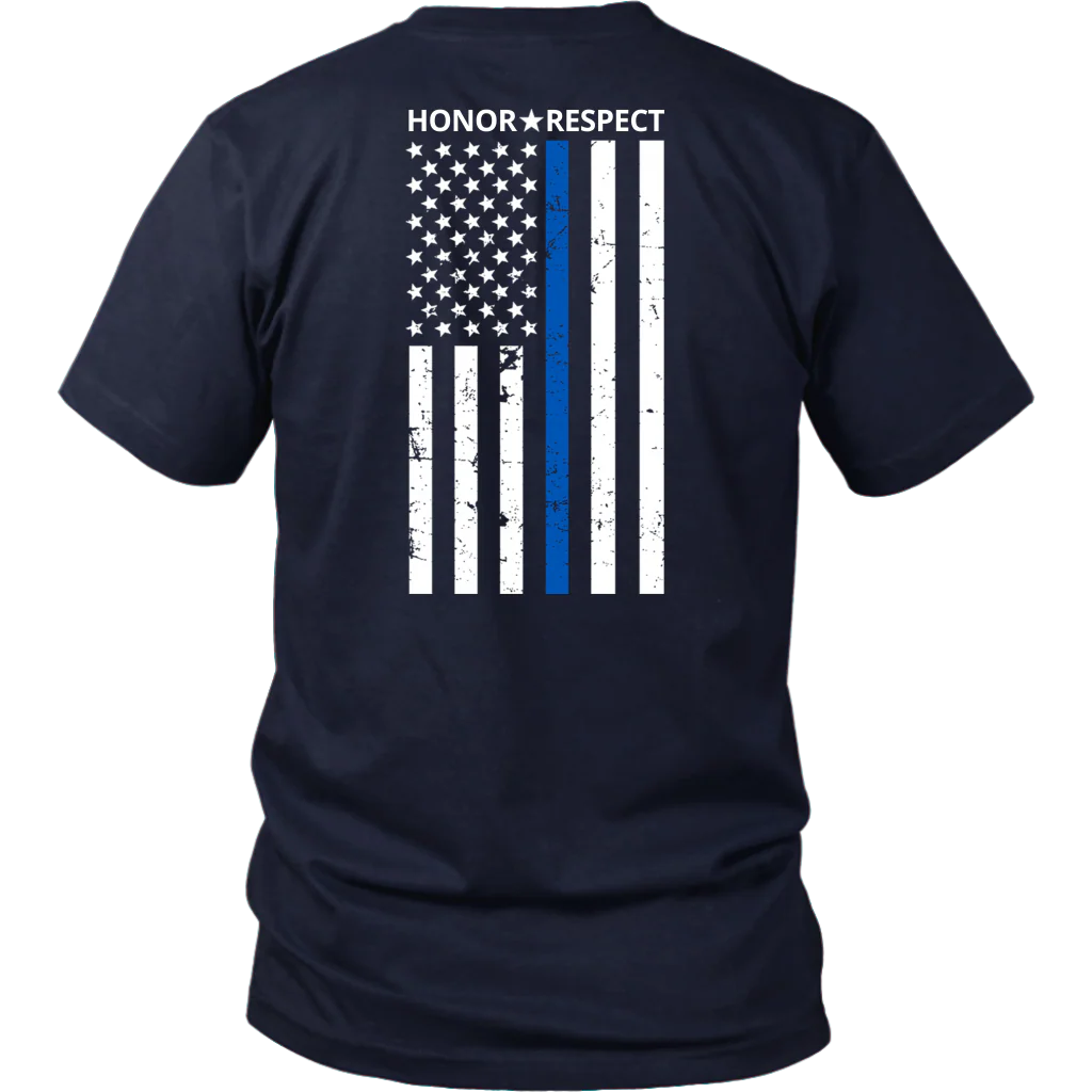 I Back The Blue T-Shirt - Image 2
