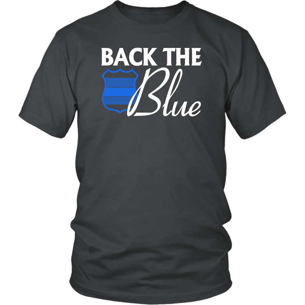 I Back The Blue T-Shirt - Image 3