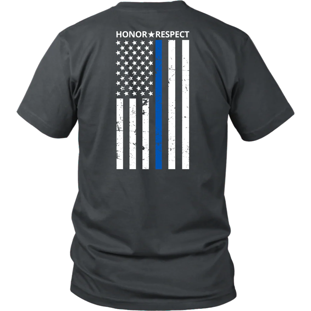 I Back The Blue T-Shirt - Image 4