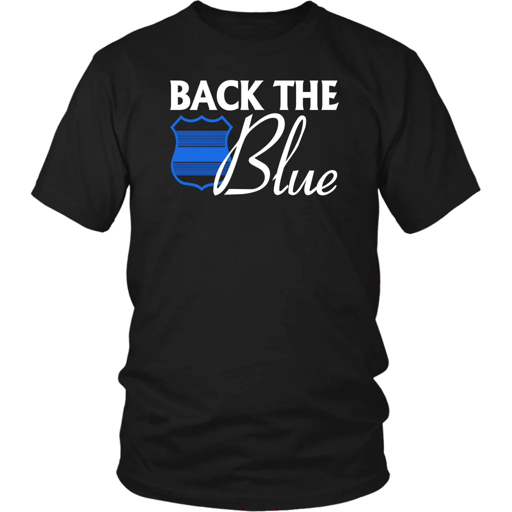 I Back The Blue T-Shirt - Image 5