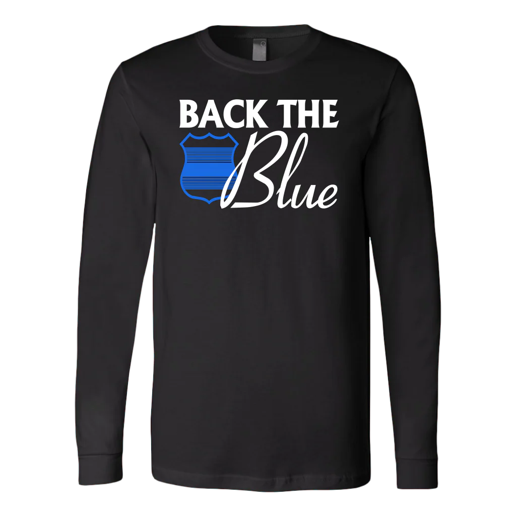 I Back The Blue T-Shirt - Image 7