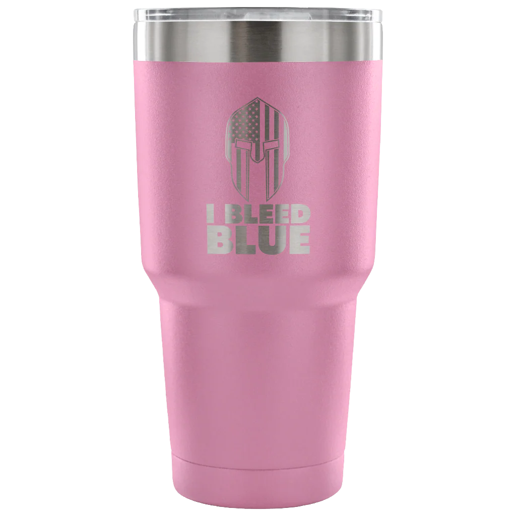 I Bleed Blue Tumbler - Image 4